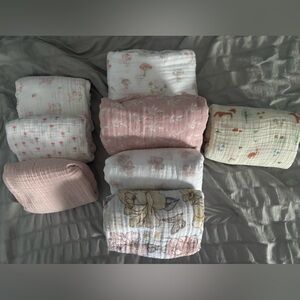 Cotton Muslin Swaddle Blankets